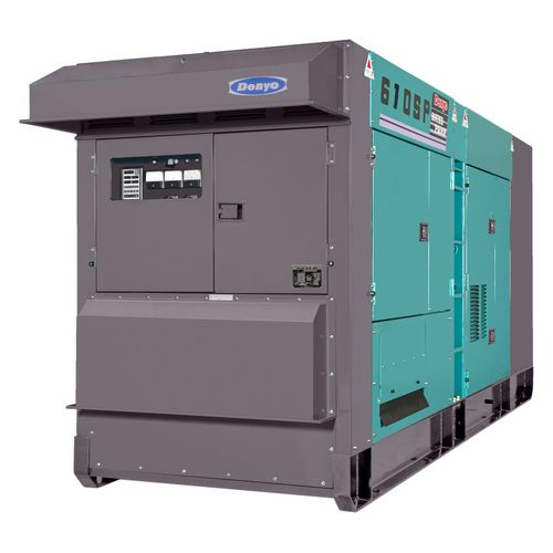 Gruppo elettrogeno diesel - DCA-610SPM - Denyo - trifase / stazionario / 50 Hz
