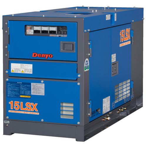 Gruppo elettrogeno diesel - DCA-15LSX - Denyo - monofase / portatile / 50 Hz