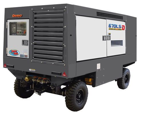 Compressore a vite - DIS-670LS-D - Denyo - d'aria / con motore diesel / portatile