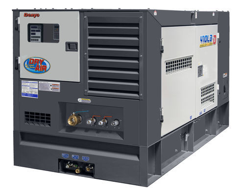 Compressore a vite - DAS-410LBE2-D - Denyo - d'aria / diesel / portatile
