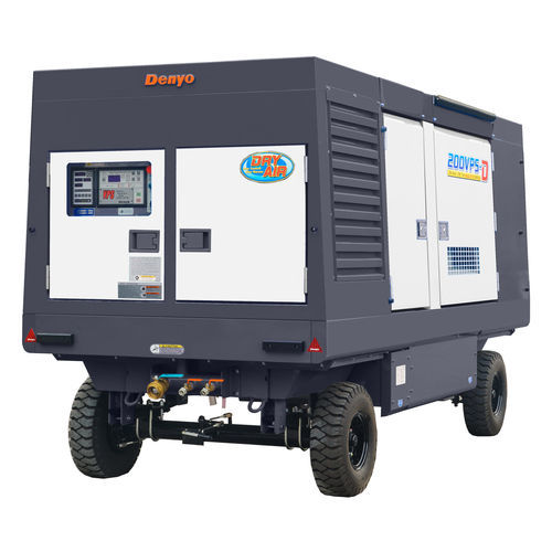 Compressore a vite - DIS-200VPS-D - Denyo - d'aria / con motore diesel / portatile