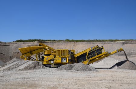 Frantoio a cono - H4e - keestrack - fisso / secondario / per il settore terziario
