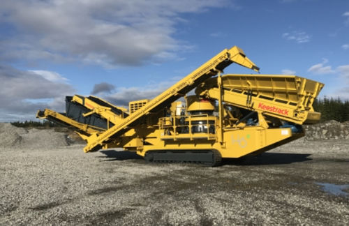 Frantoio a cono - H6 - keestrack - mobile / per il settore terziario