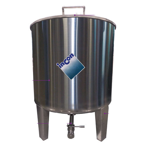 Recipiente di miscelazione - MTHM series - INCON - per contenitori IBC / in acciaio inossidabile / cilindrico