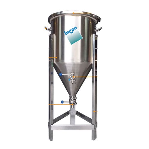 Serbatoio di stoccaggio - FERMBEER TC  - INCON - per birra / in acciaio inossidabile / cilindrico