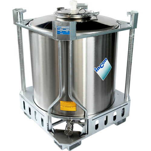 Contenitore IBC in acciaio inossidabile - PL series - INCON - per alimenti / di prodotto chimico / per prodotti farmaceutici