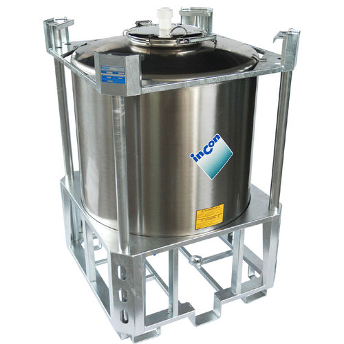Contenitore IBC in acciaio inossidabile - PFC series - INCON - per prodotti viscosi / di stoccaggio / da trasporto