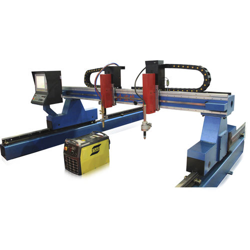 Macchina da taglio a ossicombustione - HBS-4X12X1A+1C - Dalian Honeybee CNC Equipment Co., Ltd - per metallo / CNC / servocomandata