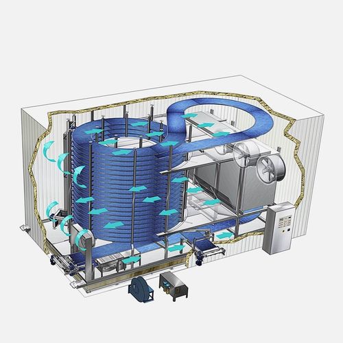 Congelatore a spirale - Tecno Pool - di processo / di raffreddamento / per applicazioni alimentari