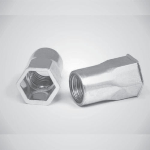 Dado semiesagonale - HA-SM Series - Arihant Panel Fittings Private Limited - autoagganciante cieco / in acciaio zincato / a testa piatta