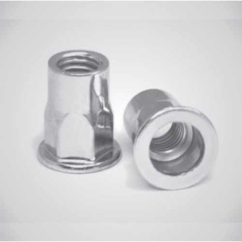 Dado semiesagonale - HA-LM Series - Arihant Panel Fittings Private Limited - autoagganciante cieco / in acciaio zincato / a testa piatta