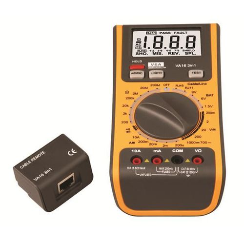 Multimetro digitale - VA16 - Shanghai Yi Hua V&A Instrument Co., Ltd. - portatile / 1000 V / 600 V