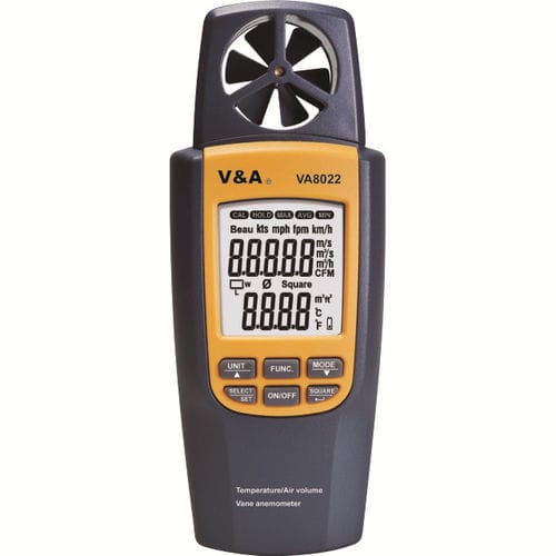 Termoanemometro a elica - VA8022 - Shanghai Yi Hua V&A Instrument Co., Ltd. - portatile / digitale