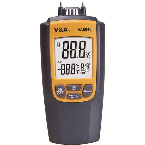 Misuratore di umidità per materiali da costruzione - VA8040 - Shanghai Yi Hua V&A Instrument Co., Ltd. - ad albero / con display digitale / palmare