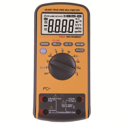 Multimetro digitale - VA40/VA40B/VA40R - Shanghai Yi Hua V&A Instrument Co., Ltd. - portatile / 1000 V / 10 A