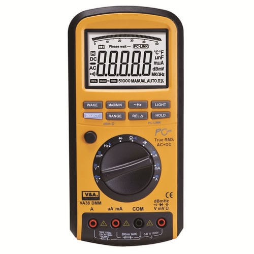 Multimetro digitale - VA38 - Shanghai Yi Hua V&A Instrument Co., Ltd. - portatile / 1000 V / 10 A