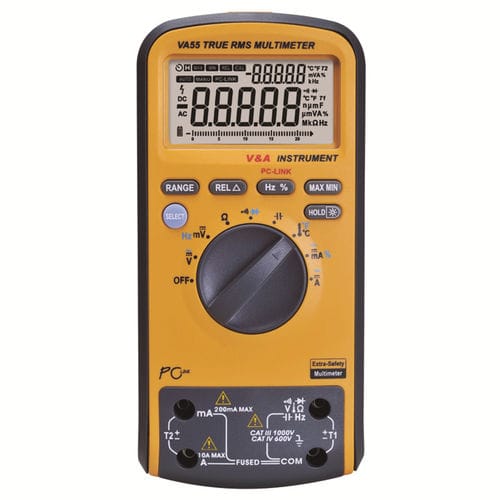 Multimetro digitale - VA55 - Shanghai Yi Hua V&A Instrument Co., Ltd. - portatile / 1000 V / 10 A