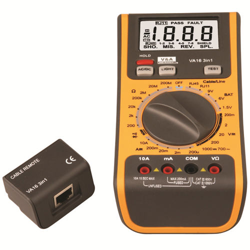 Multimetro digitale - VA19 - Shanghai Yi Hua V&A Instrument Co., Ltd. - portatile / 600 V / 10 A