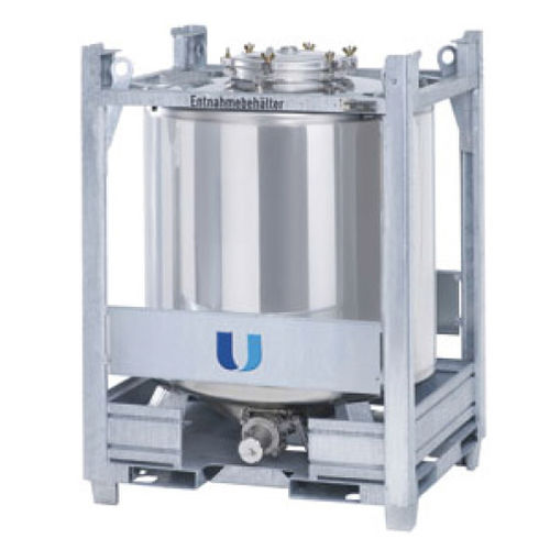 Contenitore IBC in acciaio inossidabile - IBC Z series - HIRSCHFELD EMBALLAGES - in acciaio galvanizzato / per prodotti pericolosi / per prodotti farmaceutici