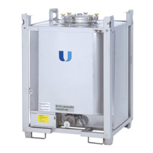 Contenitore IBC in acciaio inossidabile - ZBEI series - HIRSCHFELD EMBALLAGES - per liquidi / di prodotto chimico / di stoccaggio