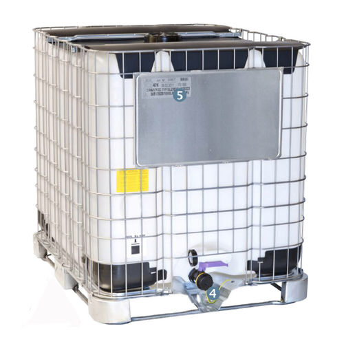 Contenitore IBC in HDPE - SLX UN EX - HIRSCHFELD EMBALLAGES - per prodotti pericolosi / con gabbia di protezione / accatastabile