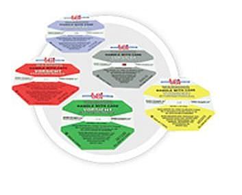 Etichetta attiva - Nefab - per rilevamento di urto e oscillazione