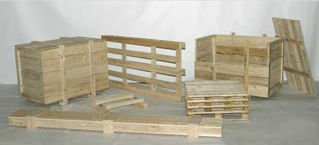 Cassa-pallet in legno - Panopack - di stoccaggio / con coperchio