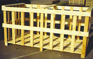 Cassa-pallet in legno - Panopack - da trasporto / traforata