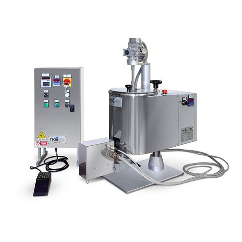 Macchina di fusione a cera - F series - Tecnicoll Srl - in acciaio inossidabile / per prodotti cosmetici / per il settore cosmetico