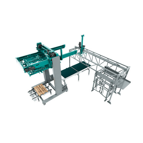 Depallettizzatore per bottiglie di vetro - Transpak - a strati / di lattine per prodotti alimentari / per bottiglie PET