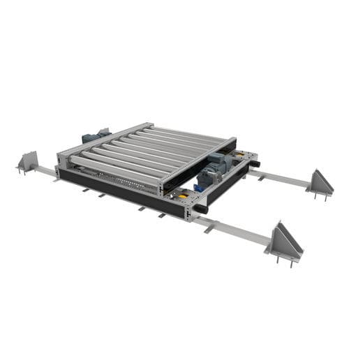 Veicolo a guida su binari per movimentazione - ANTIPODA, LDA - per pallet / elettrico