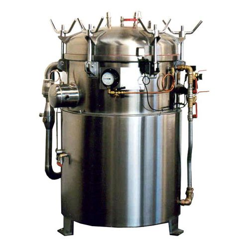 Autoclave da laboratorio - AURIOL - verticale / a carico dall'alto / con contropressione