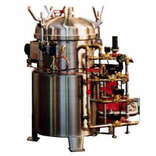 Autoclave da laboratorio - AURIOL - verticale / a carico dall'alto / con contropressione