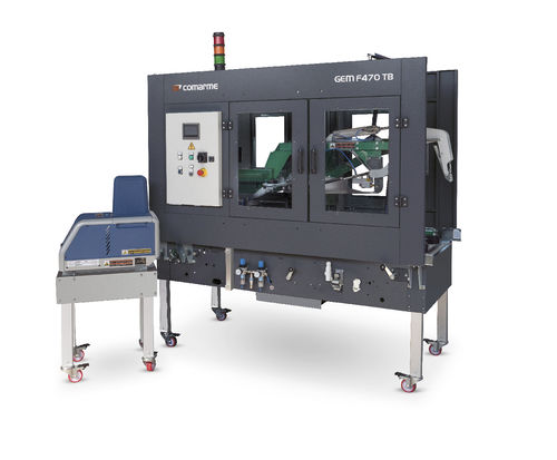 Chiudicartoni a colla termofusibile - HM F470 TB - HM F470S TB - COMARME - a più lembi / automatico