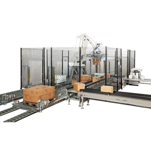 Cella robotizzata per movimentazione - DUETTI PACKAGING SRL - di pallettizzazione