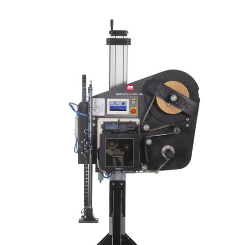 Stampante-applicatore di etichette autoadesive - URANO N - E-Packaging Srl - per applicazione sulla parte superiore del prodotto / per applicazioni sulla parte inferiore del prodotto / per applicazione laterale