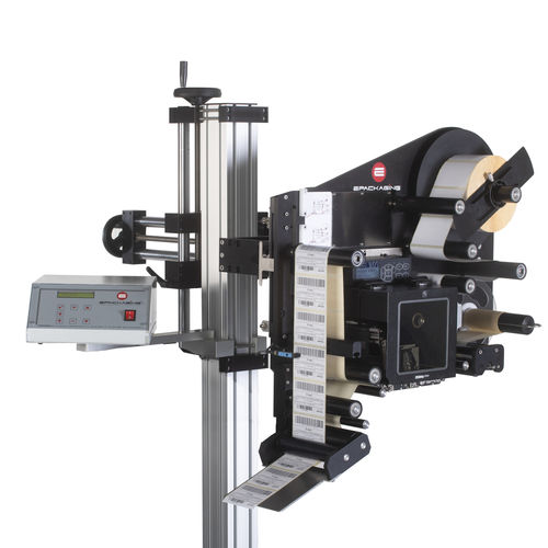 Stampante-applicatore di etichette autoadesive - URANO POWER - E-Packaging Srl - per applicazione sulla parte superiore del prodotto / per applicazioni sulla parte inferiore del prodotto / per applicazione laterale