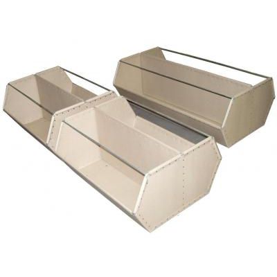 Contenitore a bocca di lupo in plastica - 300699 - Facdem Equipements - in acciaio galvanizzato / di stoccaggio / accatastabile