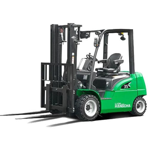 Carrello elevatore con alimentazione a batteria - XC series - HANGCHA FRANCE - con conducente seduto / 4 ruote