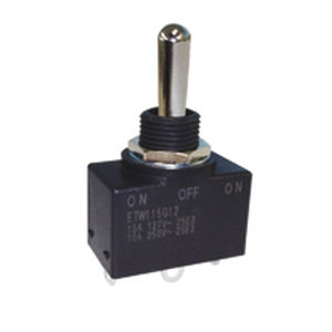 Interruttore a levetta - ETW series - Nidec Copal Electronics - unipolare / IP67 / installato su pannelli