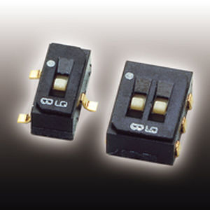 Interruttore a scorrimento - CAS series - Nidec Copal Electronics - SMD / unipolare / ritardante di fiamma