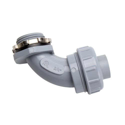 Raccordo ad avvitamento - Flexible Technology Co,.Ltd - gomito a 90° / in PVC / impermeabile