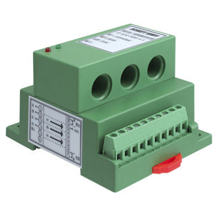 Trasduttore di tensione AC - CE- AJ41-3**DS5-0.5 series - SHENZHEN SENSOR ELECTRONIC TECHNOLOGY Co., LTD. - trifase / su guida DIN / multiparametrico
