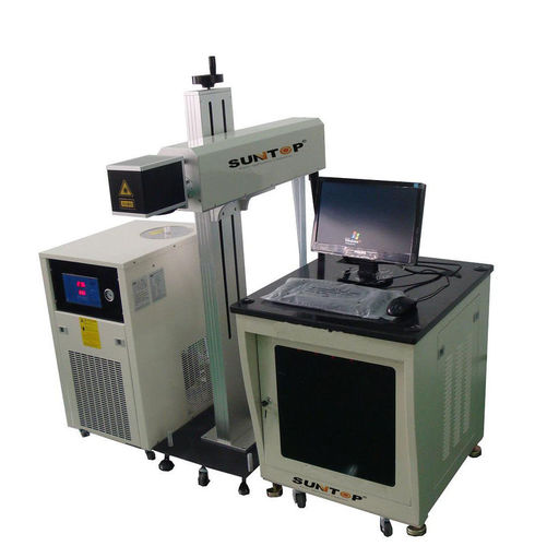 Macchina di marcatura laser CO2 - ST-FCO2L60 - Suzhou Suntop Laser Technology CO.,LTD - per materie plastiche / per legno / per metallo