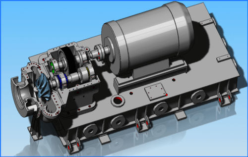 Compressore di gas - Shaanxi Blower (Group) Co., Ltd. - senza motore / fisso / per applicazioni alimentari