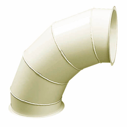 Tubazione a gomito 90° - VAP Industrie - in acciaio / per sistema di ventilazione
