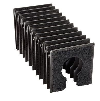 Soffietto rettangolare - Dynatect Manufacturing, Inc. - in PVC / in tela spalmata / in elastomero