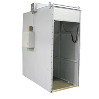 Porta ad avvolgimento - Dynatect Manufacturing, Inc. - in metallo / in tessuto / per interno