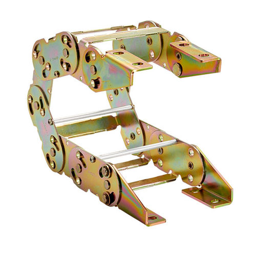 Catena portacavi aperta - Gortrac® MA  - Dynatect Manufacturing, Inc. - in metallo / con separatori