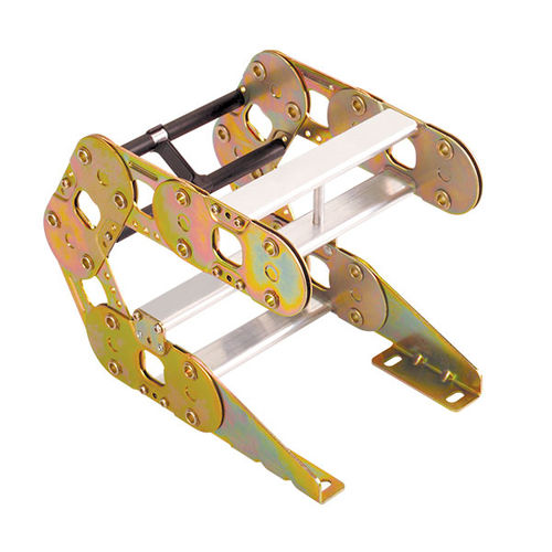 Catena portacavi aperta - Gortrac® SRC - Dynatect Manufacturing, Inc. - in metallo / con separatori